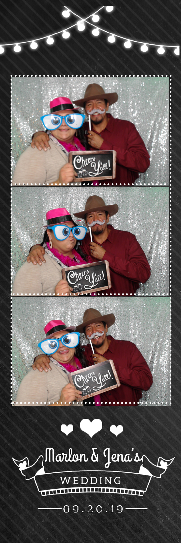 Jena and Marlon's Wedding | View more photos from the event at gallery.photoboothbillings.com/u/PhotoBoothBillings/Jena-and-Marlons-Wedding